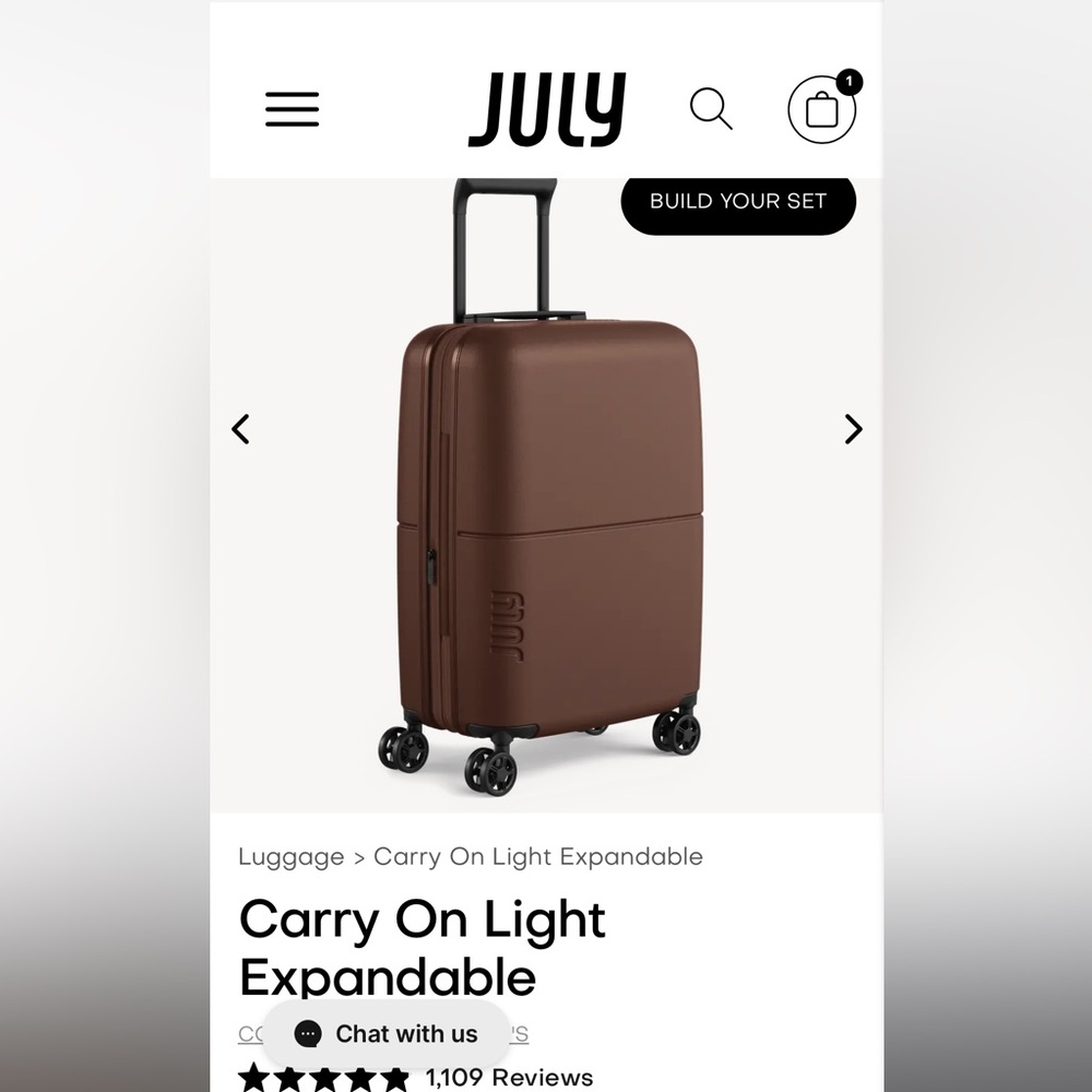 Lightest Expandable Carry-on Suitcase